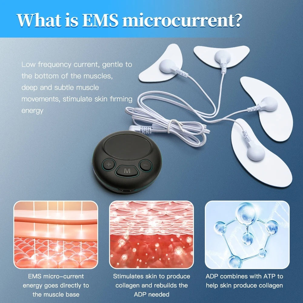 Facial Micro-current Wrinkle And Skin Tightening Massage Instrument