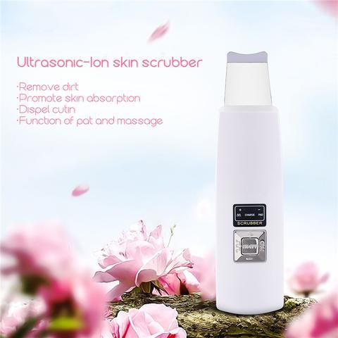 Ultrasonic Skin Scrubber – Deep Facial Cleansing & Blackhead Removal